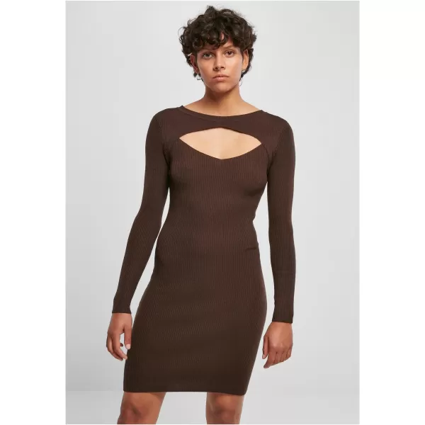 Kleid URBAN CLASSICS TB1742 BRAUN 