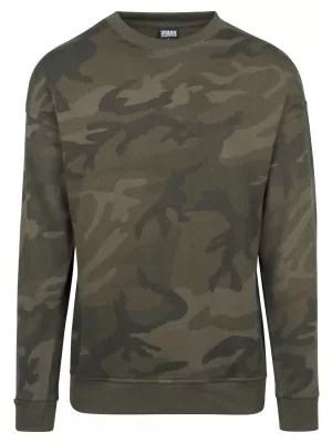 Herren -Sweatshirt URBAN CLASSICS TB1782 OLIVE CAMO
