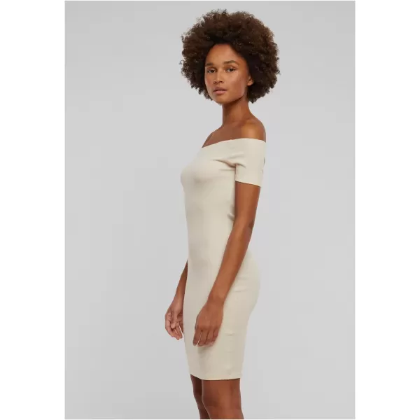  Kleid URBAN CLASSICS TB1501 WEIß/SAND 