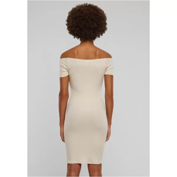 Kleid URBAN CLASSICS TB1501 WEIß/SAND 