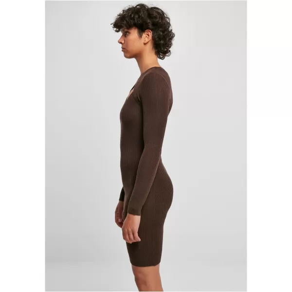  Kleid URBAN CLASSICS TB1742 BRAUN 