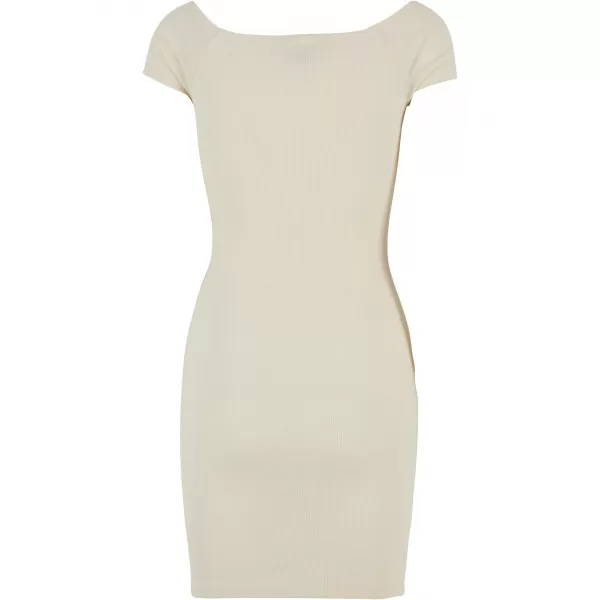  Kleid URBAN CLASSICS TB1501 WEIß/SAND 