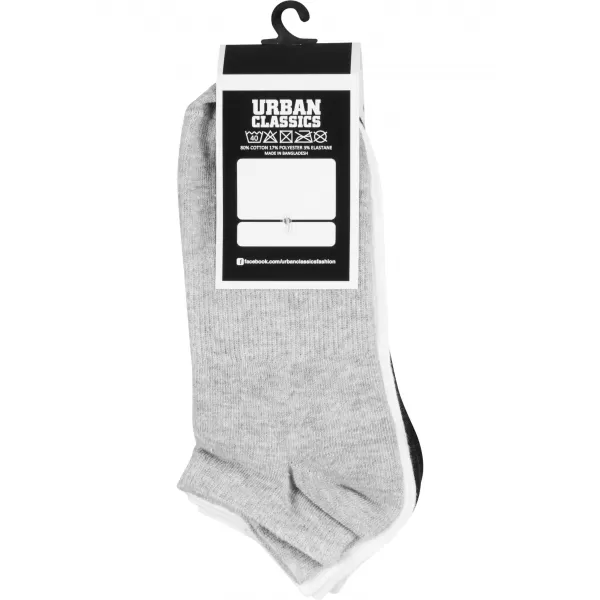  Socken URBAN CLASSICS TB1470 SCHWARZ/WEIß/GRAU 
