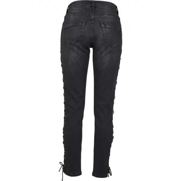  Damenhosen URBAN CLASSICS TB2003 SCHWARZ GEWASCHEN 