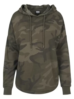 Damen Sweatshirt URBAN CLASSICS TB1724 OLIVE CAMO
