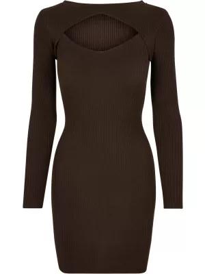 Kleid URBAN CLASSICS TB1742 BRAUN