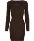 Kleid URBAN CLASSICS TB1742 BRAUN