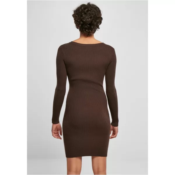  Kleid URBAN CLASSICS TB1742 BRAUN 