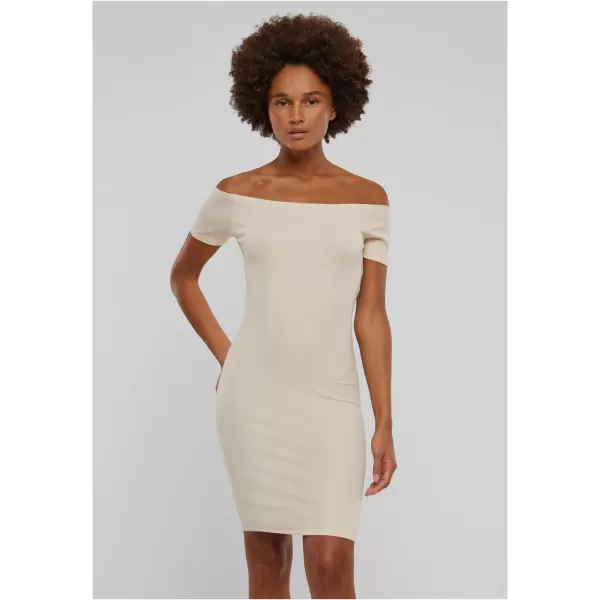  Kleid URBAN CLASSICS TB1501 WEIß/SAND 