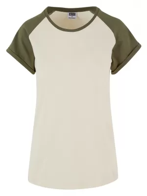 Hemd URBAN CLASSICS TB1913 WEIßER SAND/OLIVE