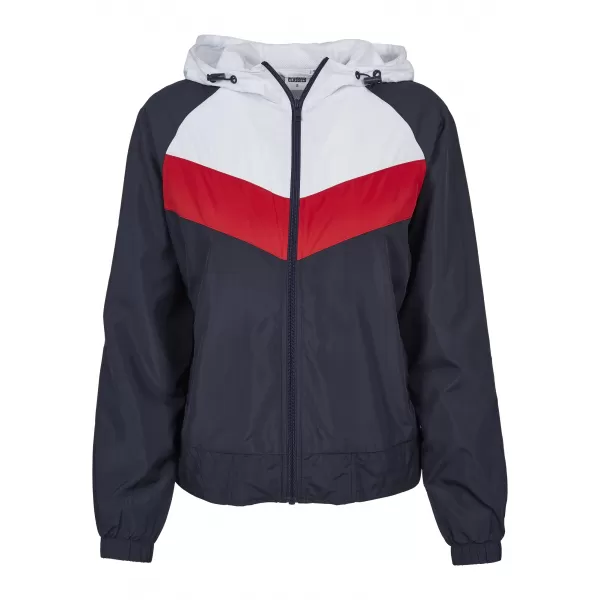  Damenjacke URBAN CLASSICS TB2009 MARINE/WEIß/FEUER ROT 