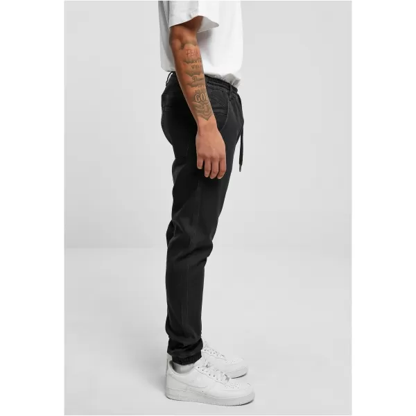  Hose URBAN CLASSICS TB1794 ECHTES SCHWARZ GEWASCHEN 