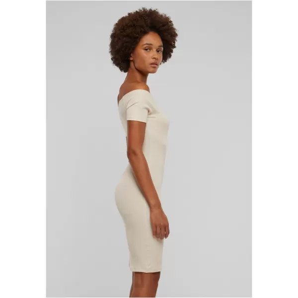  Kleid URBAN CLASSICS TB1501 WEIß/SAND 