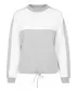 Damen Sweatshirt URBAN CLASSICS TB1842 GRAU/WEIß