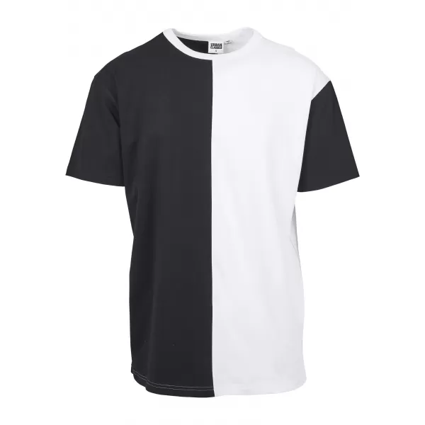  Hemd URBAN CLASSICS TB2056 SCHWARZ/WEIß 