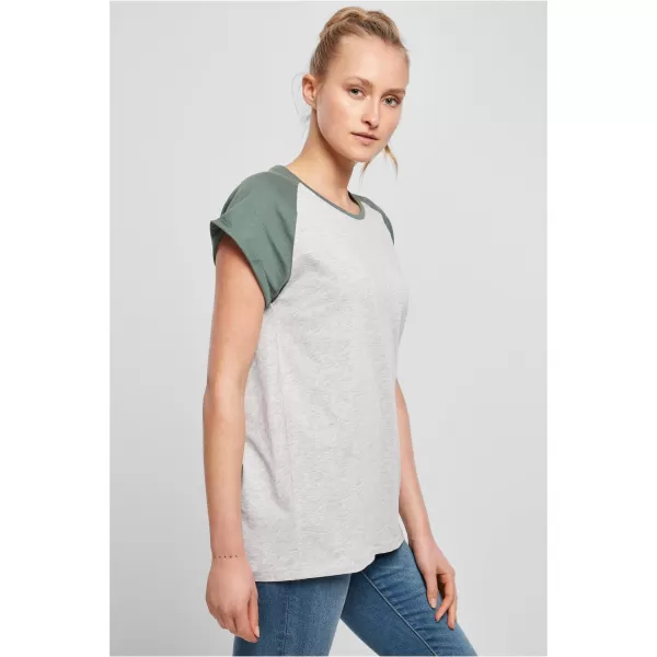  Hemd URBAN CLASSICS TB1913 HELLGRAU/BLASSES BLATT 