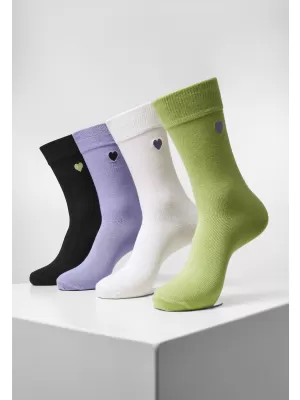 Socken URBAN CLASSICS TB4242 SCHWARZ/LILA/KALK/WEIß