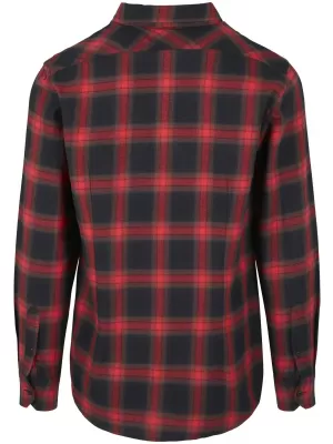 Hemd URBAN CLASSICS TB3195 SCHWARZ/ROT