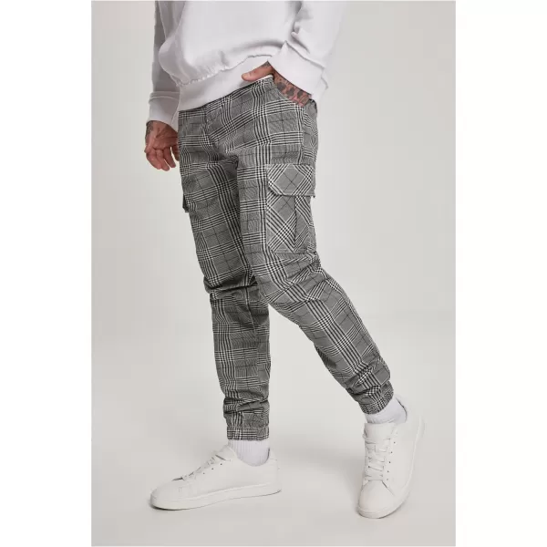  Hose URBAN CLASSICS TB3138 WEIß/SCHWARZ 