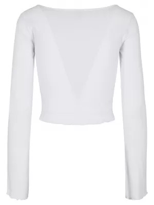 Damen Sweatshirt URBAN CLASSICS TB4533 WEIß