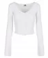 Damen Sweatshirt URBAN CLASSICS TB4533 WEIß