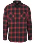 Hemd URBAN CLASSICS TB3195 SCHWARZ/ROT