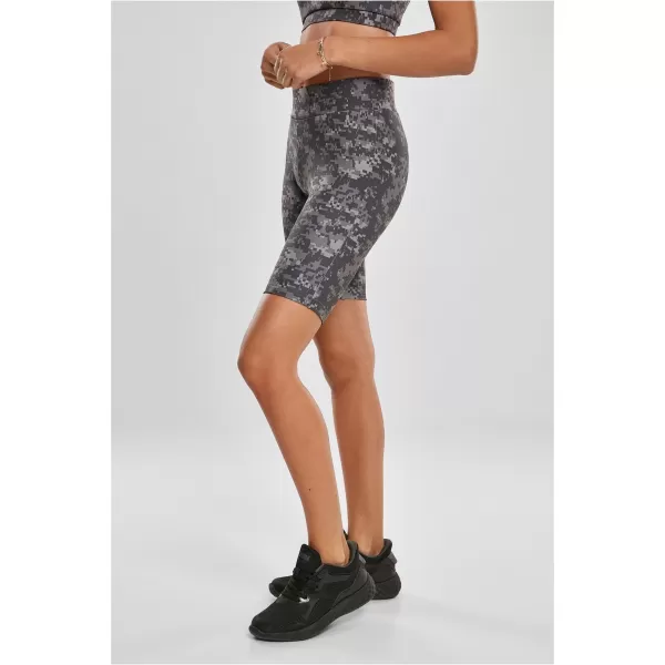  Damenshorts URBAN CLASSICS TB3423 DUNKLE DIGITAL CAMO 