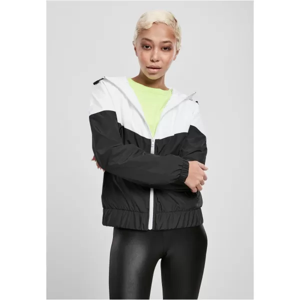  Damenjacke URBAN CLASSICS TB3638 WEIß/SCHWARZ 