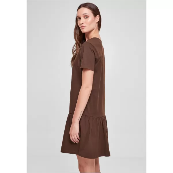  Kleid URBAN CLASSICS TB4104 BRAUN 