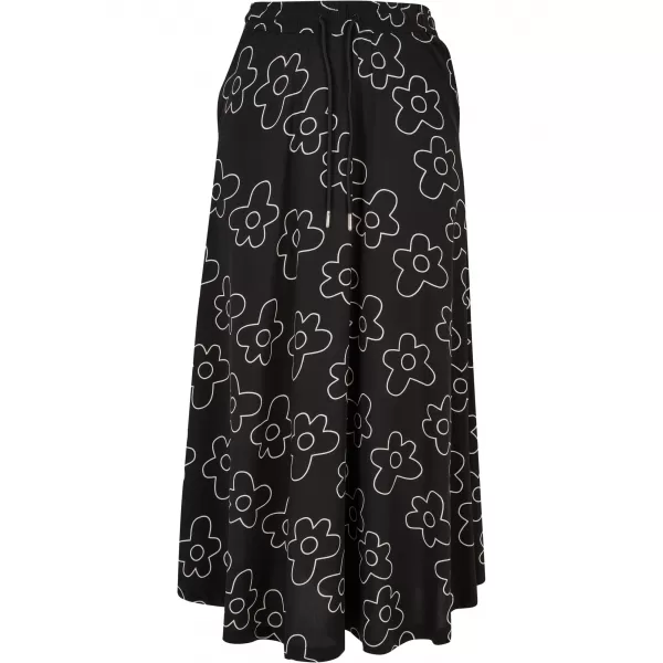  Damenrock URBAN CLASSICS TB4099 SCHWARZE BLUME 