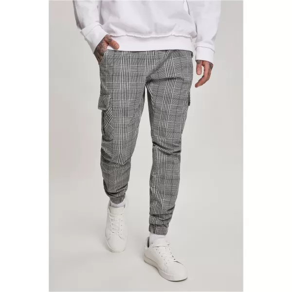  Hose URBAN CLASSICS TB3138 WEIß/SCHWARZ 
