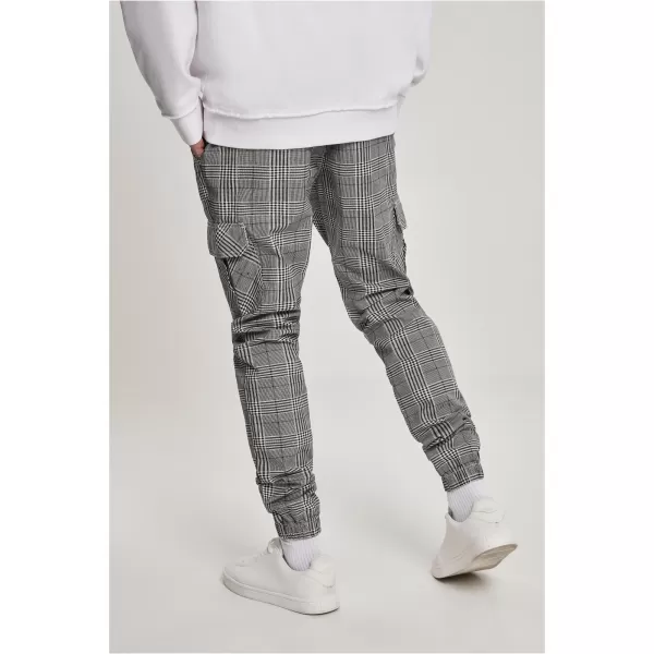  Hose URBAN CLASSICS TB3138 WEIß/SCHWARZ 