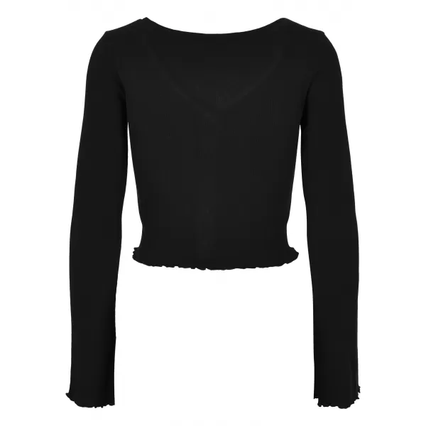  Damen Sweatshirt URBAN CLASSICS TB4533 SCHWARZ 