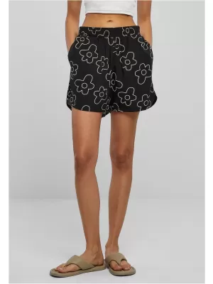 Damenshorts URBAN CLASSICS TB3435 SCHWARZE BLUME