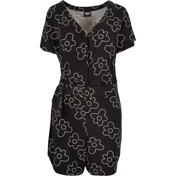  Damen URBAN CLASSICS TB4096 SCHWARZE BLUME 