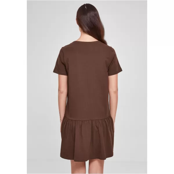  Kleid URBAN CLASSICS TB4104 BRAUN 