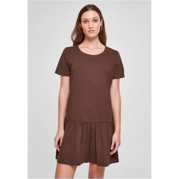  Kleid URBAN CLASSICS TB4104 BRAUN 