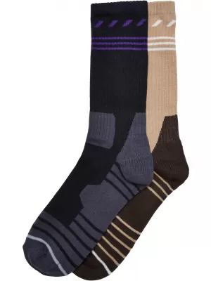 Socken URBAN CLASSICS TB3742 SCHWARZ/UNION BEIGE