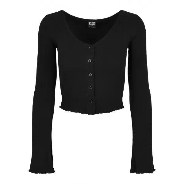  Damen Sweatshirt URBAN CLASSICS TB4533 SCHWARZ 