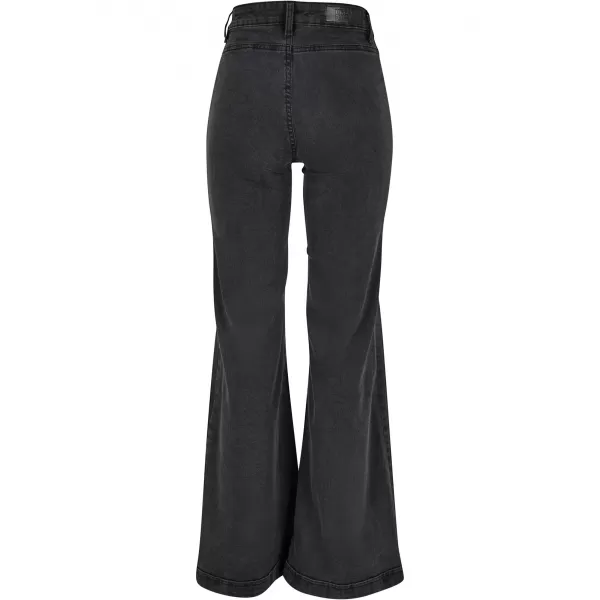  Damenhosen URBAN CLASSICS TB5452 SCHWARZ GEWASCHEN 