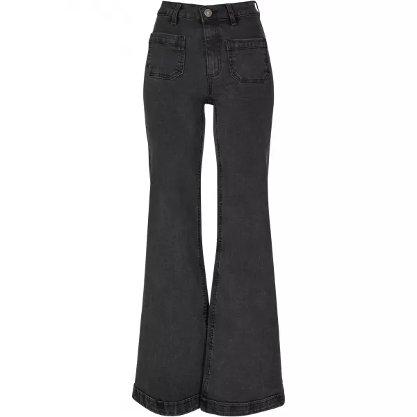  Damenhosen URBAN CLASSICS TB5452 SCHWARZ GEWASCHEN 