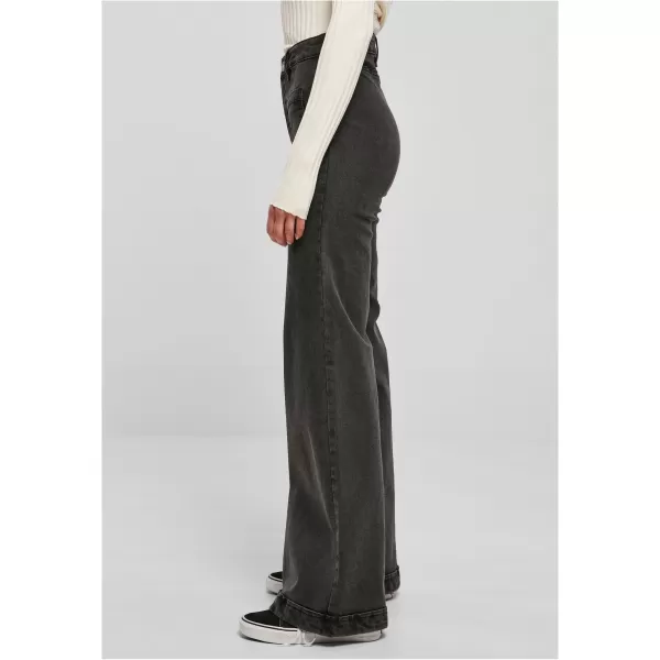  Damenhosen URBAN CLASSICS TB5452 SCHWARZ GEWASCHEN 