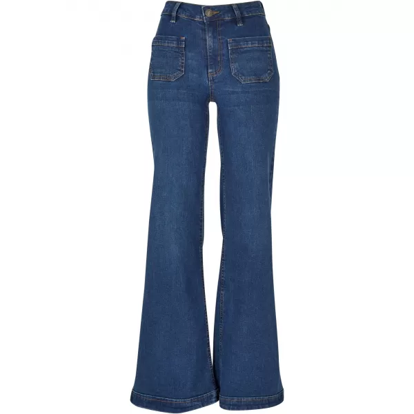  Damenhosen URBAN CLASSICS TB5452 TIEFBLAU GEWASCHEN 