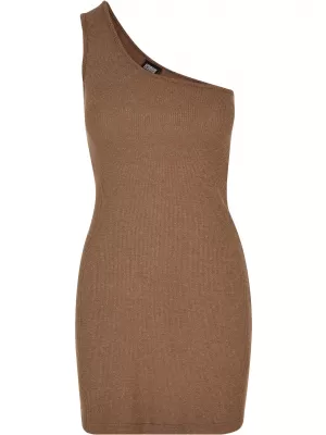 Kleid URBAN CLASSICS TB5972 DUNKLER KHAKI