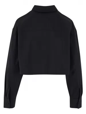 Damenbluse URBAN CLASSICS TB6065 SCHWARZ