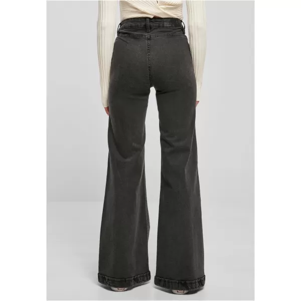  Damenhosen URBAN CLASSICS TB5452 SCHWARZ GEWASCHEN 