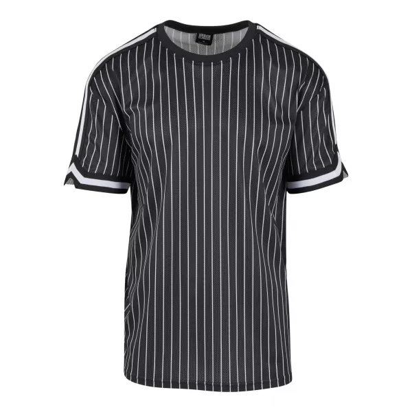  Hemd URBAN CLASSICS TB6680 SCHWARZ/WEIß 