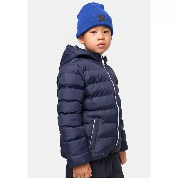 Kinderjacke URBAN CLASSICS UCK863 MARINE/WEIß/MARINE 