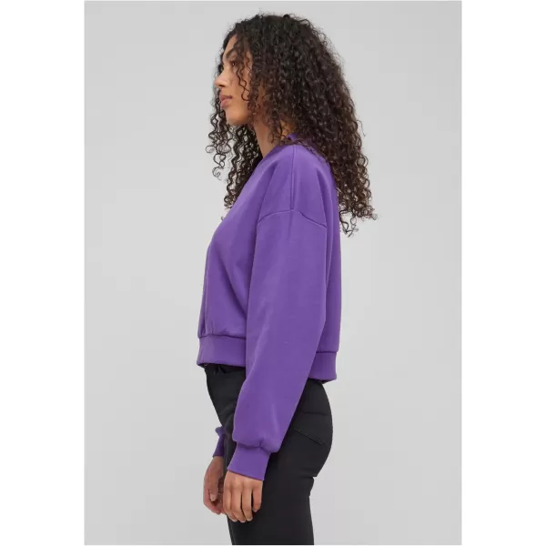  Damen Sweatshirt URBAN CLASSICS TB6090 ECHTES VIOLETT 