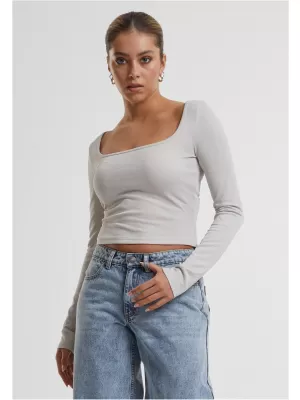 Damen-T-Shirt URBAN CLASSICS TB6996 WEIß/SAND